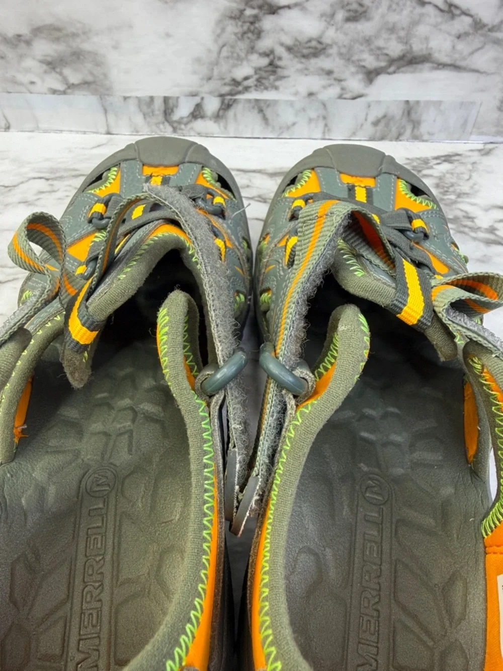 Merrell Hydro Olive Boys Youth Waterproof Shoes Sandals Size 3 US Medium